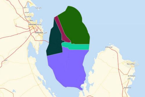 Use Mapline's Territory Mapping Software to Create a Bahrain Map