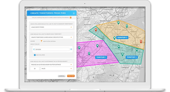 Automated smart territories