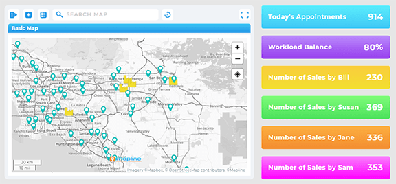 Drive strategy with Geospatial dashboards