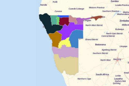 Create Namibia Map Using Mapline's Territory Mapping Software