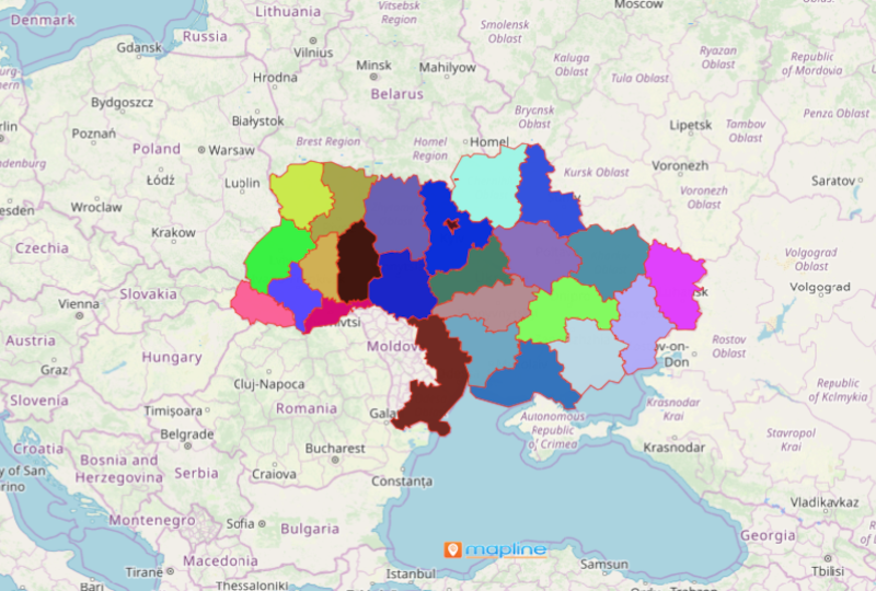 Use Mapline's Territory Mapping Software to Get The Most Out of Ukraine Map