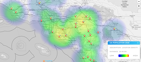 Create demographic maps in seconds in Mapline