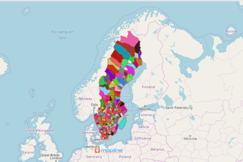 Use Mapline's Territory Mapping Software to Get The Most Out of Sweden Map