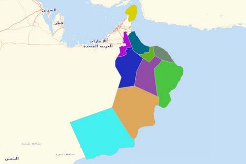 Use Mapline's Territory Mapping Software to Create an Oman Map