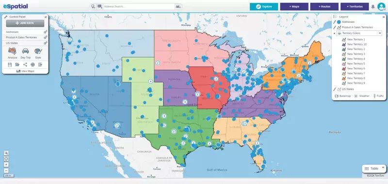 Screenshot of Espatial