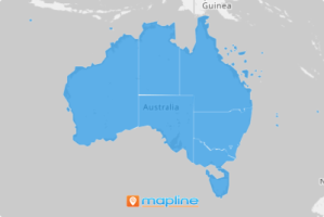 Map of Australian Territories