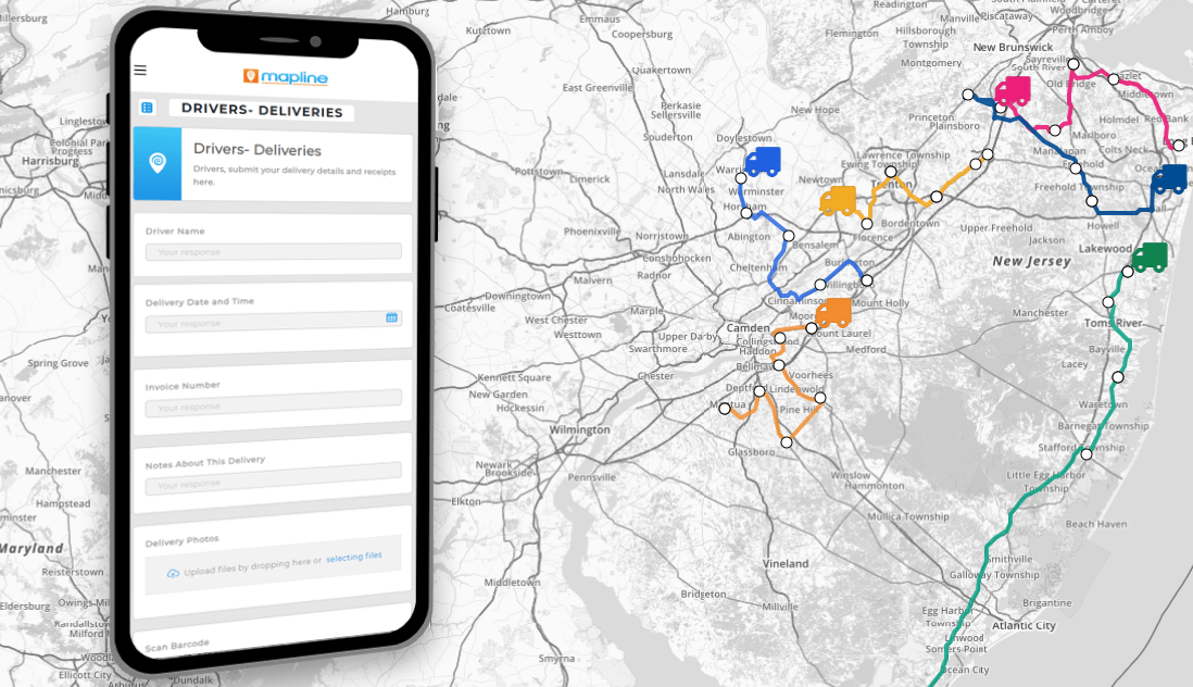 proof of delivery with photos, time stamps and geo-verification