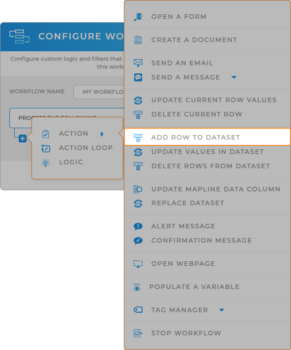 Add Row to Dataset