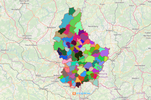 Use Mapline's Territory Mapping Software to Get The Most Out of Luxembourg Map