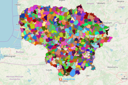 Use Mapline's Territory Mapping Software to Get The Most Out of Lithuania Map