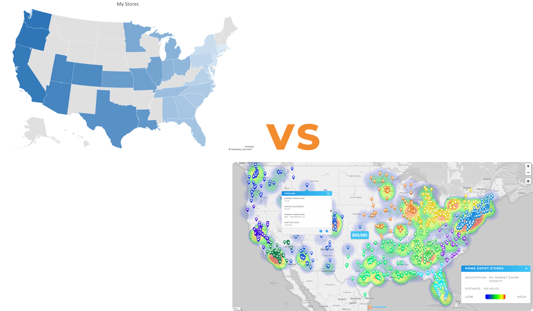 create a map from excel data free