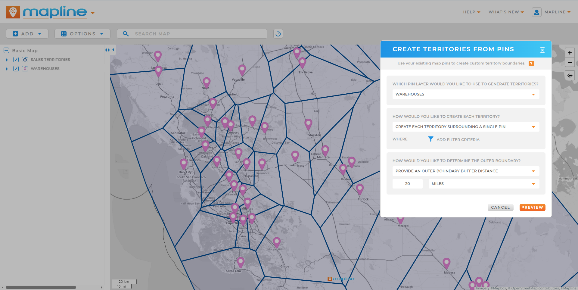 Why Mapping Sales Territories Improves Rep Performance