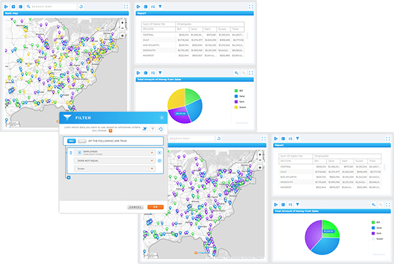 Leverage Mapline's interactive analytics tools