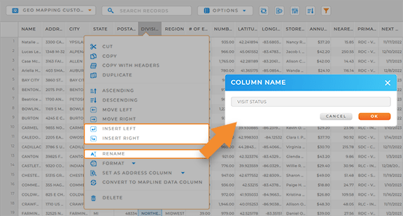 Configure your dataset to power your customer maps