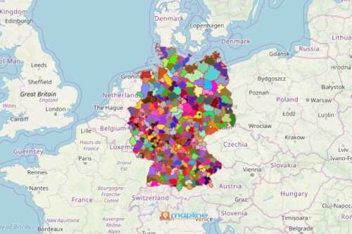 Use Mapline's Territory Mapping Software to Get The Most Out of Germany Map