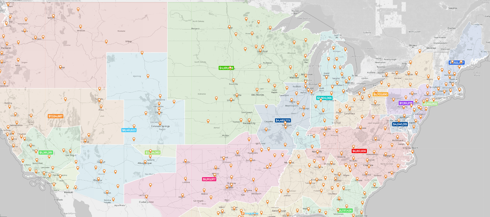create a map from excel data free