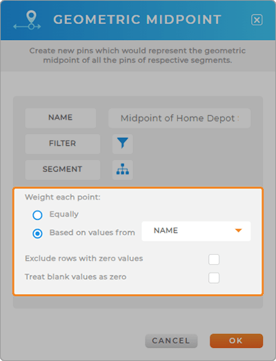 Weigh each location when calculating your midpoint