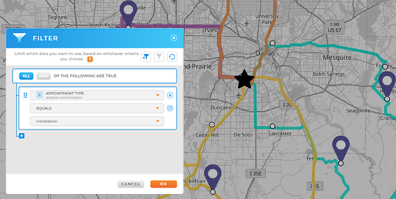 Multi-Location Appointment Tool and Visibility Features