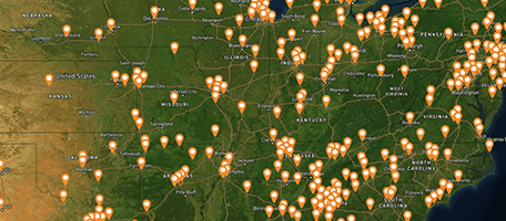 Get satellite view maps in Mapline