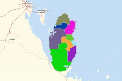 Use Mapline's Territory Mapping Software to Create a Qatar Map 
