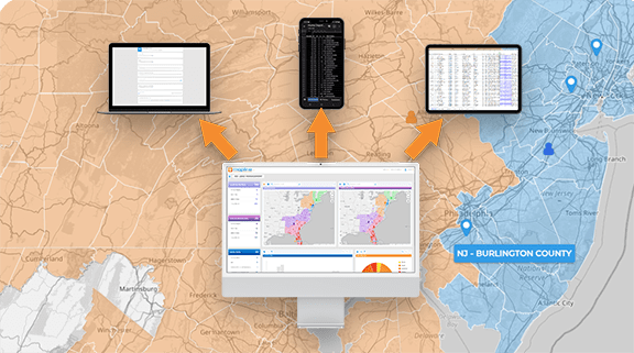 The only mobile-friendly CRM that empowers you to do more with location data