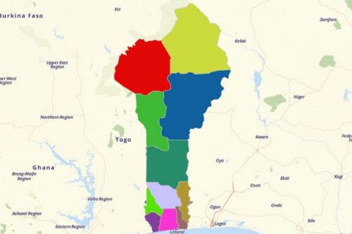 Use Mapline’s Territory Mapping Software to create Benin Map