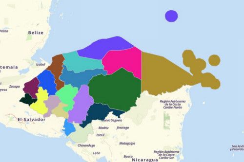 Analyze Honduras Map Using Mapline's Territory Mapping Software