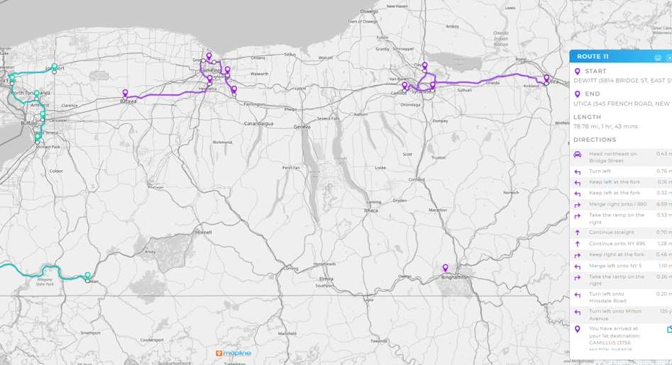 route multiple stops with one tool