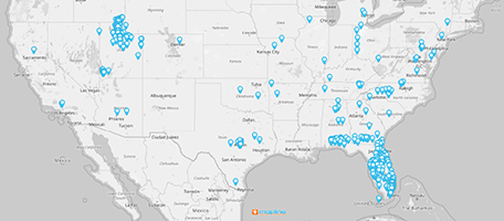 create a map from a spreadsheet in seconds with Mapline
