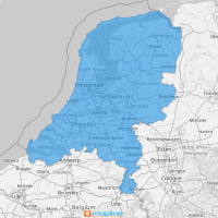 Map of The Netherlands provinces