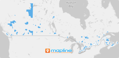 Canada Census Metropolitan Areas - Mapline