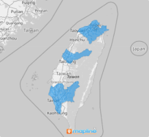 Map of Taiwan Districts