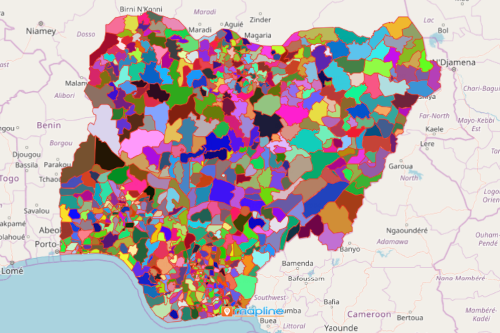 Create Nigeria Map Using Mapline's Territory Mapping Software