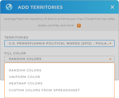 Color-code your Philadelphia Wards territory map in seconds