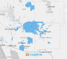 Map of U.S. Tribal Block Groups