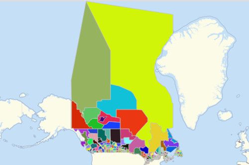 Analyze Canada Map Using Mapline's Territory Mapping Software
