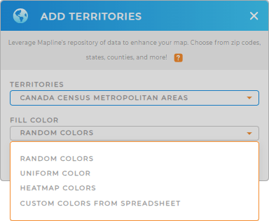 Custom color-code your Canada CMA map