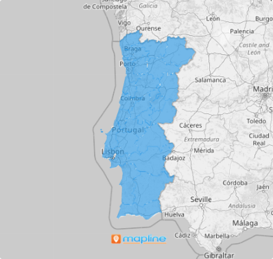 Map of Portugal Intermunicipal Communities