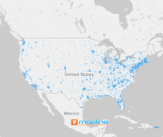 Map of U.S. Urban Areas