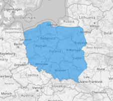 Map of Poland Provinces