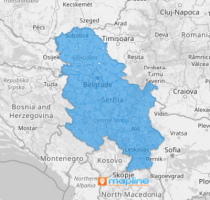 Map of Senegal municipalities