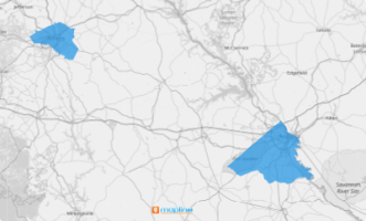 Map of U.S. Consolidated Cities