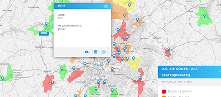 zip code heat map preview image