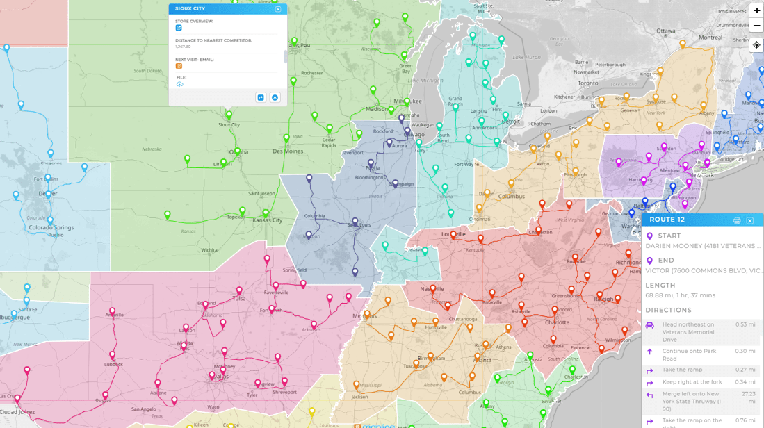 Scale routes and keep up with your growing business with mapline