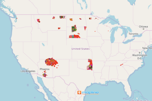 Mapping American Indian Tribal Subdivisions in the USA