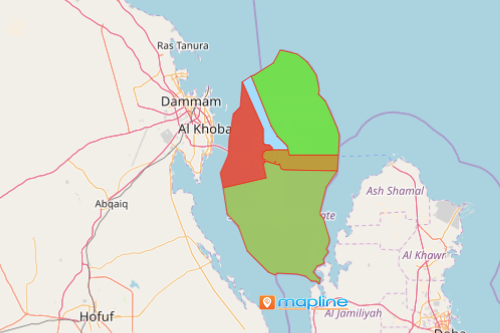 Map of Bahrain Governorates