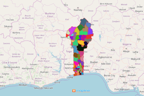 Mapping Benin Communes