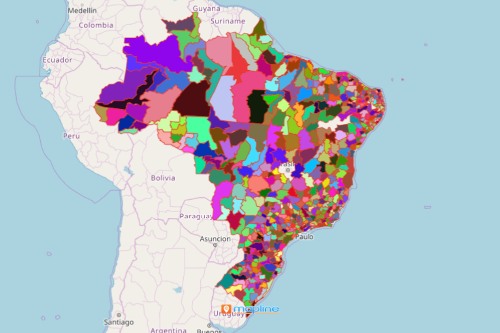 Brazil Micro Region Map