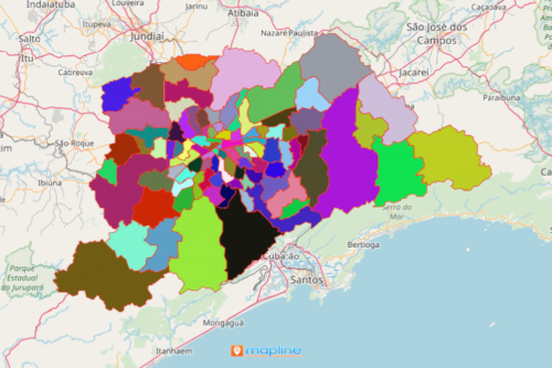 Mapping Zip Codes of Sao Paulo, Brazil