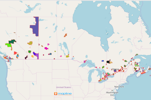 Mapping Census Metropolitan Areas of Canada